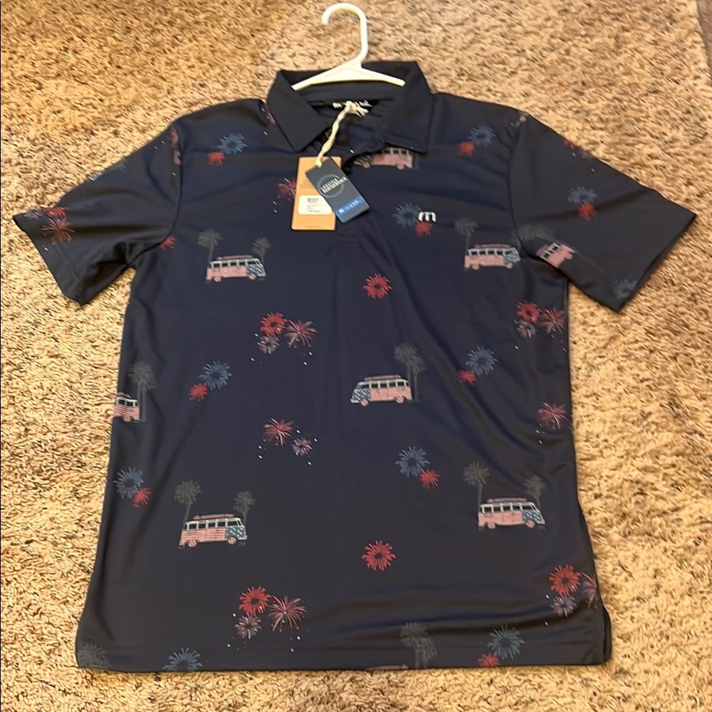Travis Mathew Firework Display Golf Shirt
